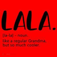 Lala Dictionary Like A Regular Grandma But Cooler Funny Santa Hat thumb 1