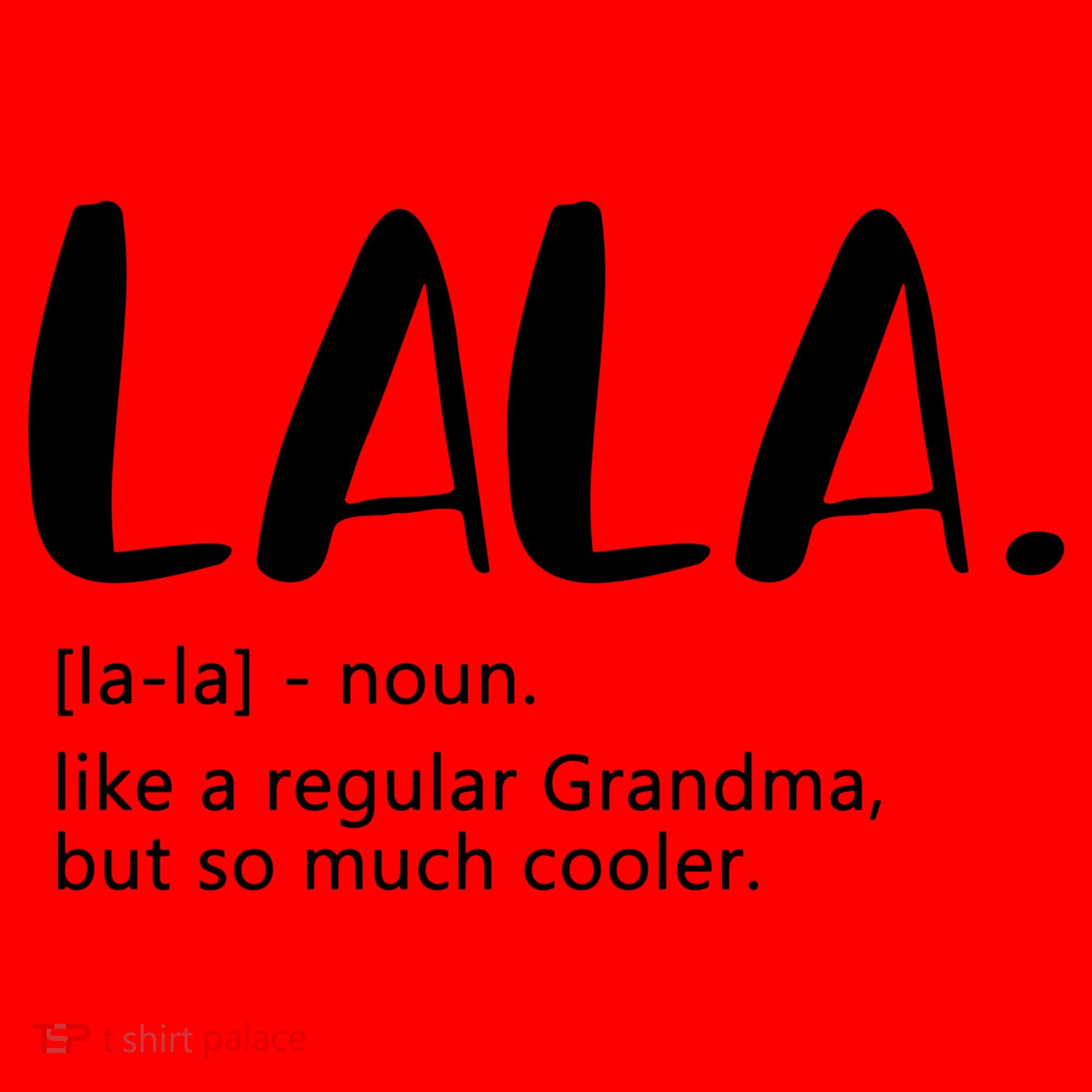 Lala Dictionary Like A Regular Grandma But Cooler Funny Santa Hat