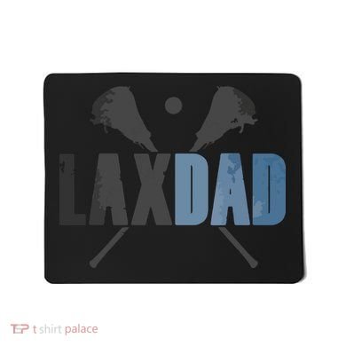 Lax Dad Lacrosse Player Father Coach Sticks Vintage Graphic Mousepad