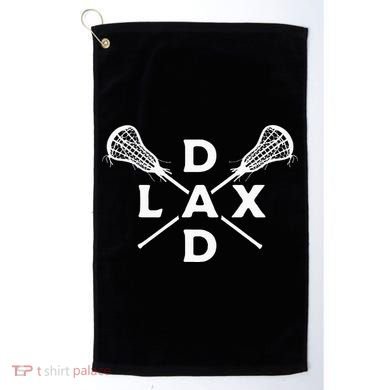 Lax Dad Lacrosse Lacrosse Player Golf Towel
