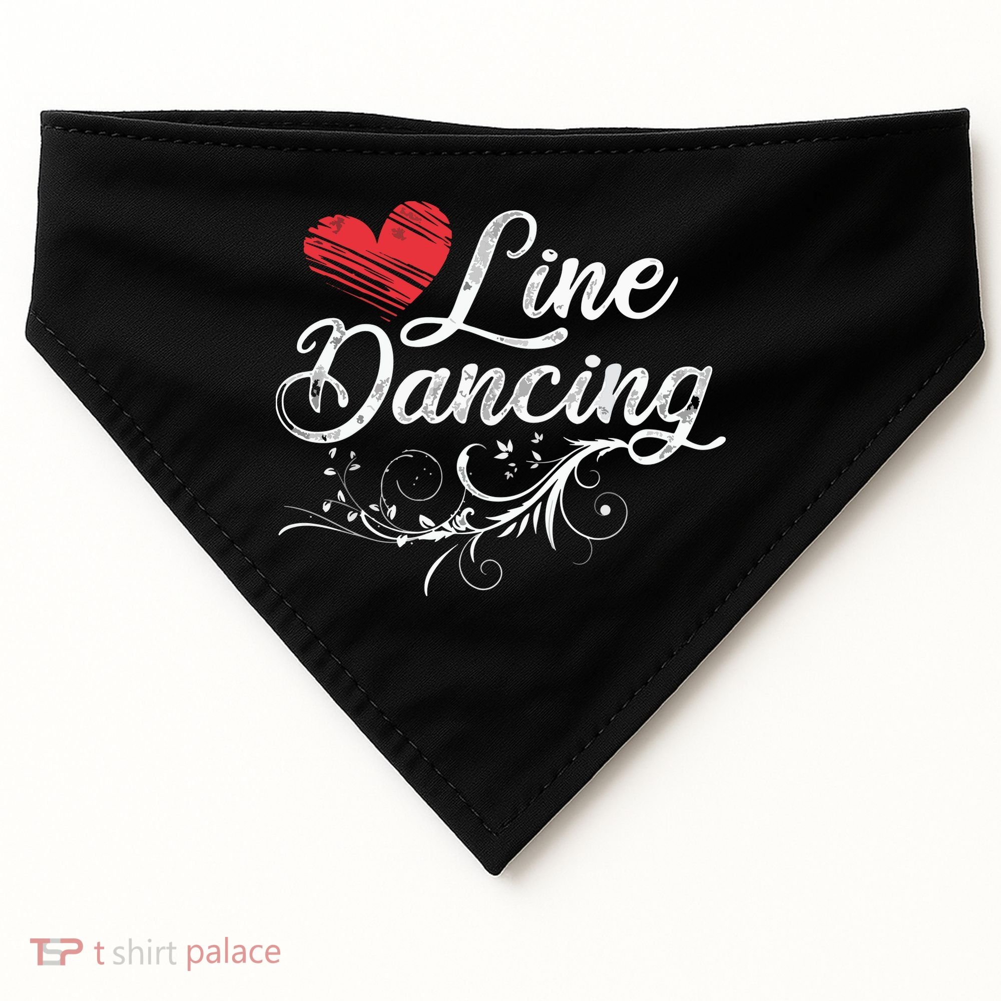 Line Dancing Line Dance USA-Made Doggie Bandana