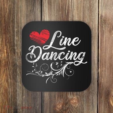 Line Dancing Line Dance Coaster