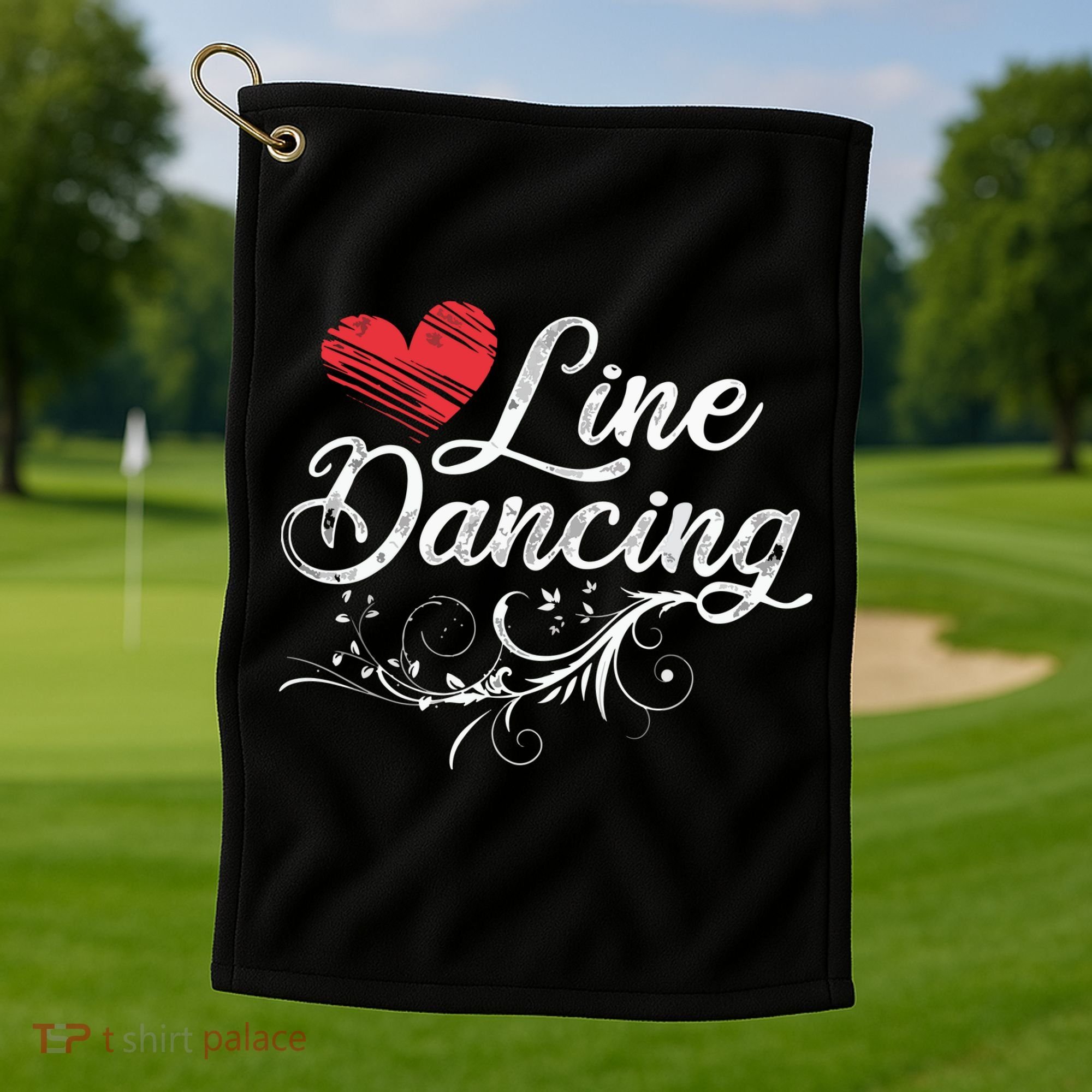 Line Dancing Line Dance Golf Towel