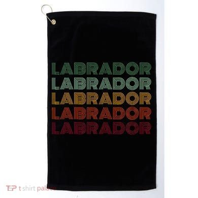 Labrador Dog Golf Towel