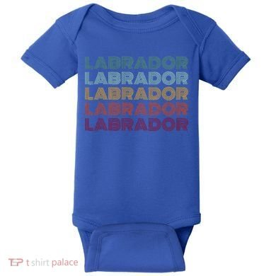 Labrador Dog Baby Bodysuit