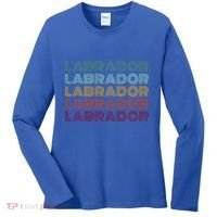 Labrador Dog Women's Long Sleeve Shirt thumb 0
