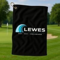 Lewes Delaware Golf Towel thumb 1