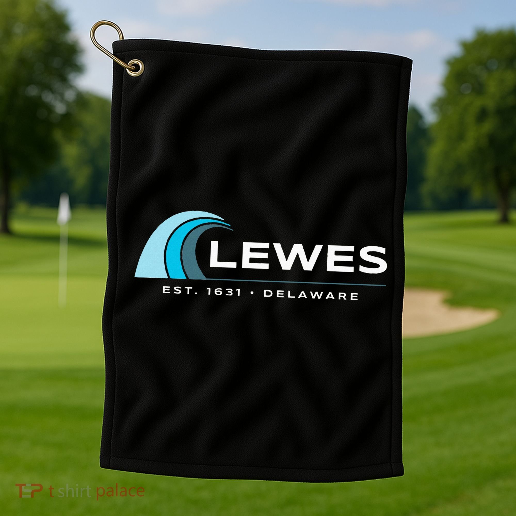 Lewes Delaware Golf Towel