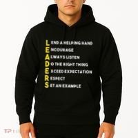 Leader Definition Leadership Office Teamwork Influencer Boss Hoodie thumb 2