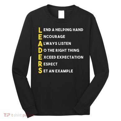 Leader Definition Leadership Office Teamwork Influencer Boss Long Sleeve Shirt