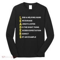 Leader Definition Leadership Office Teamwork Influencer Boss Long Sleeve Shirt thumb 0