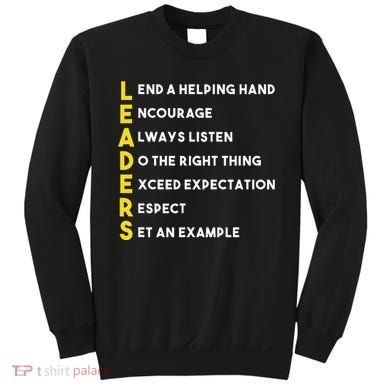 Leader Definition Leadership Office Teamwork Influencer Boss Sweatshirt