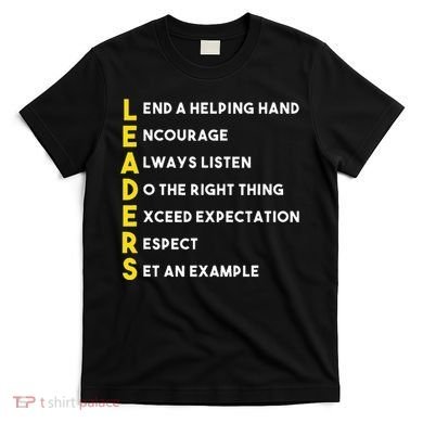 Leader Definition Leadership Office Teamwork Influencer Boss T-Shirt