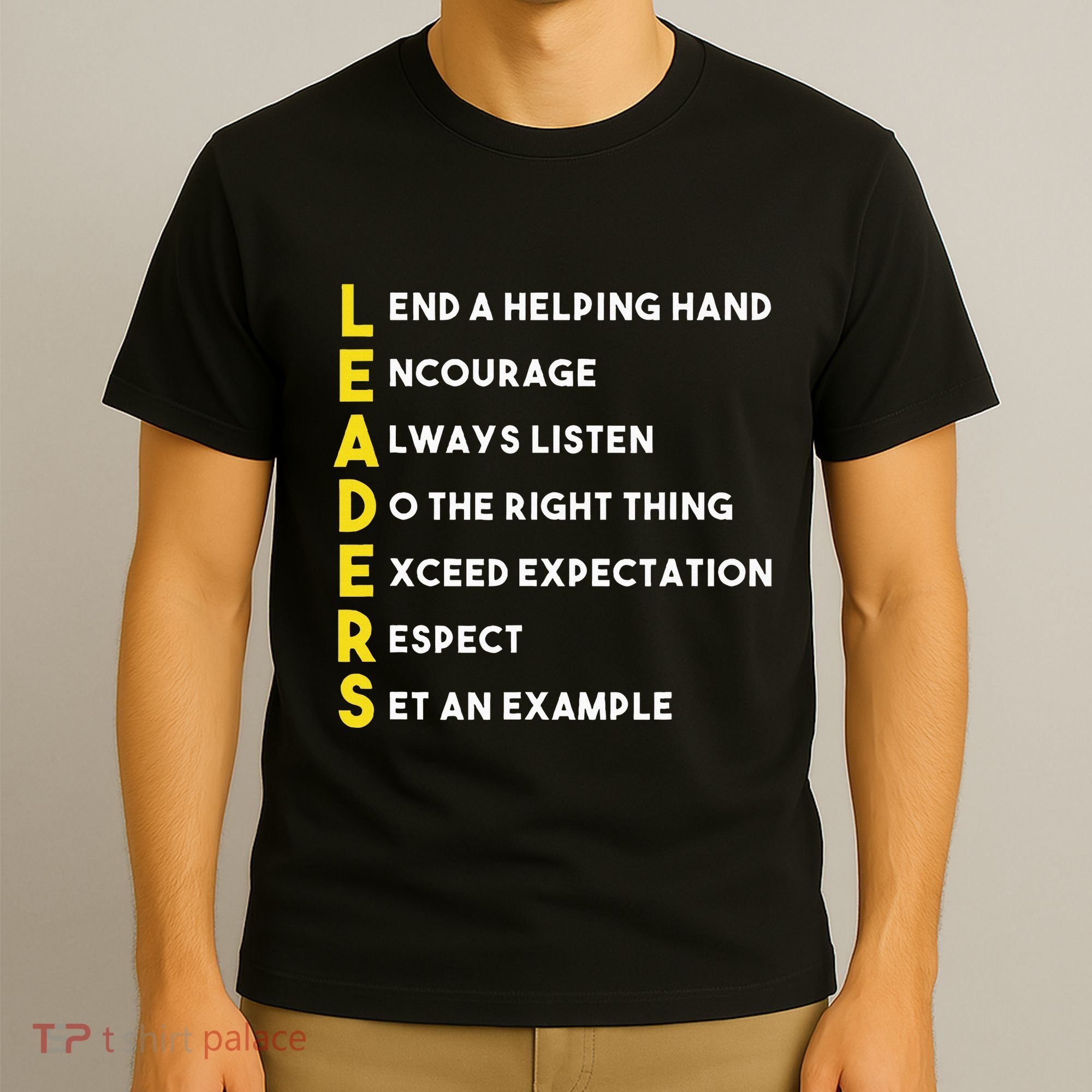 Leader Definition Leadership Office Teamwork Influencer Boss T-Shirt
