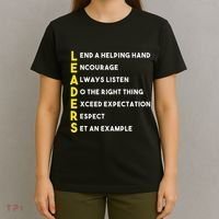 Leader Definition Leadership Office Teamwork Influencer Boss T-Shirt thumb 4