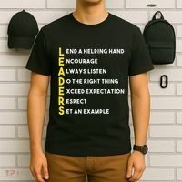 Leader Definition Leadership Office Teamwork Influencer Boss T-Shirt thumb 6