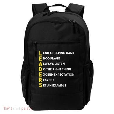 Leader Definition Leadership Office Teamwork Influencer Boss Backpack