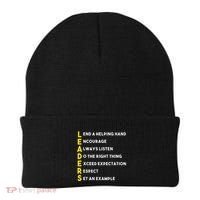 Leader Definition Leadership Office Teamwork Influencer Boss Beanie thumb 0