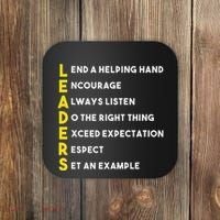 Leader Definition Leadership Office Teamwork Influencer Boss Coaster thumb 0