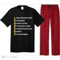 Leader Definition Leadership Office Teamwork Influencer Boss Pajama Set thumb 0