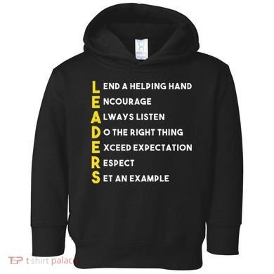 Leader Definition Leadership Office Teamwork Influencer Boss Toddler Hoodie