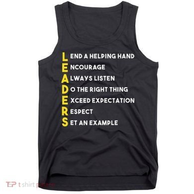 Leader Definition Leadership Office Teamwork Influencer Boss Tank Top