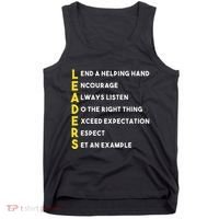 Leader Definition Leadership Office Teamwork Influencer Boss Tank Top thumb 0