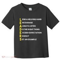Leader Definition Leadership Office Teamwork Influencer Boss Toddler T-Shirt thumb 0