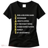 Leader Definition Leadership Office Teamwork Influencer Boss Women's T-Shirt thumb 0