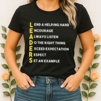 Leader Definition Leadership Office Teamwork Influencer Boss Women's T-Shirt thumb 2