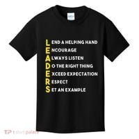 Leader Definition Leadership Office Teamwork Influencer Boss Kids T-Shirt thumb 0