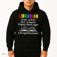 Librarian Definition Library Worker Day Hoodie thumb 2
