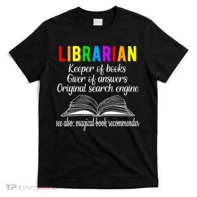 Librarian Definition Library Worker Day T-Shirt