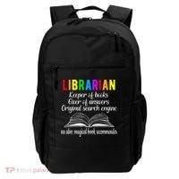 Librarian Definition Library Worker Day Backpack thumb 0