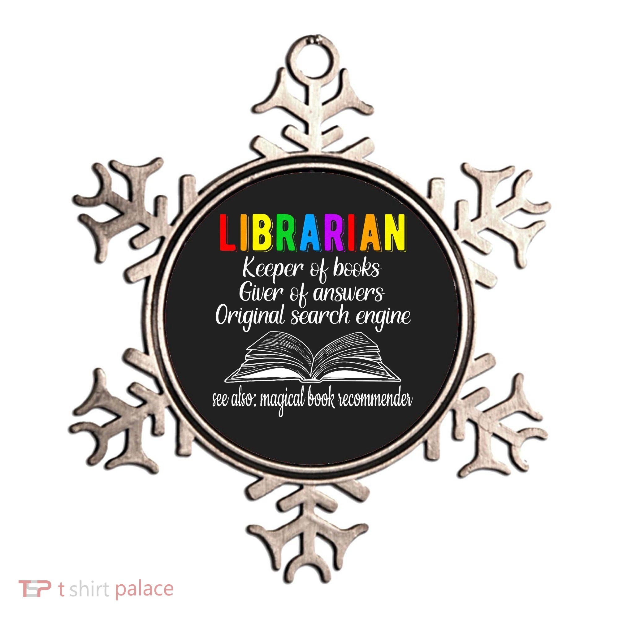 Librarian Definition Library Worker Day Ornament