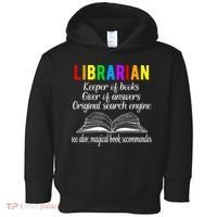 Librarian Definition Library Worker Day Toddler Hoodie thumb 0