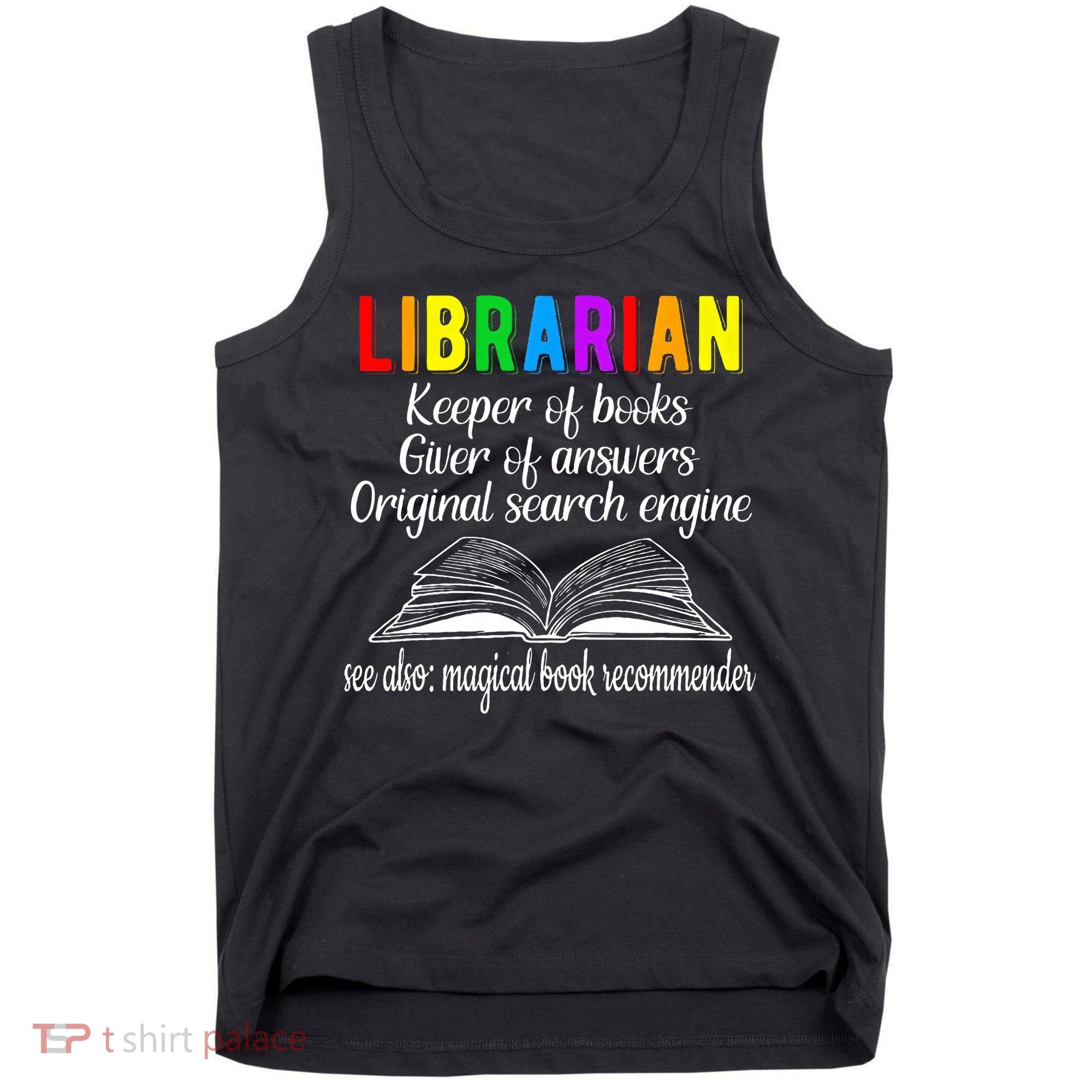 Librarian Definition Library Worker Day Tank Top