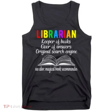 Librarian Definition Library Worker Day Tank Top