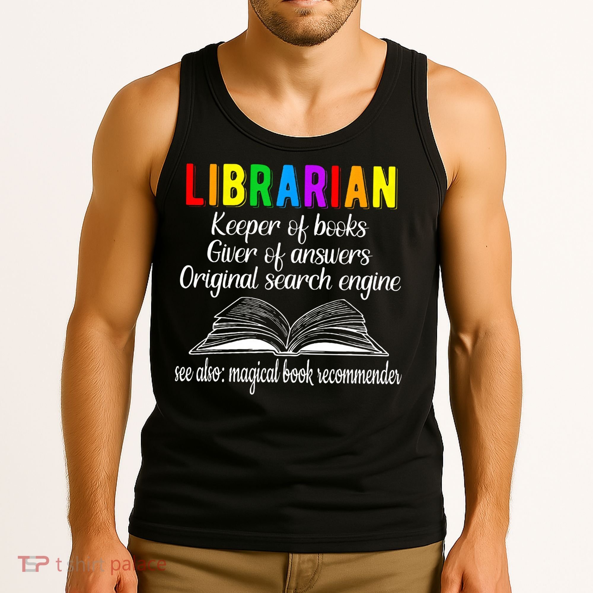 Librarian Definition Library Worker Day Tank Top