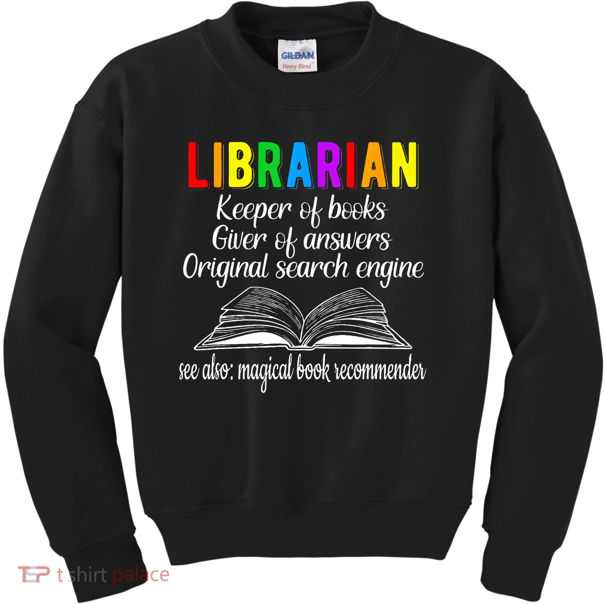 Librarian Definition Library Worker Day Kids Sweatshirt
