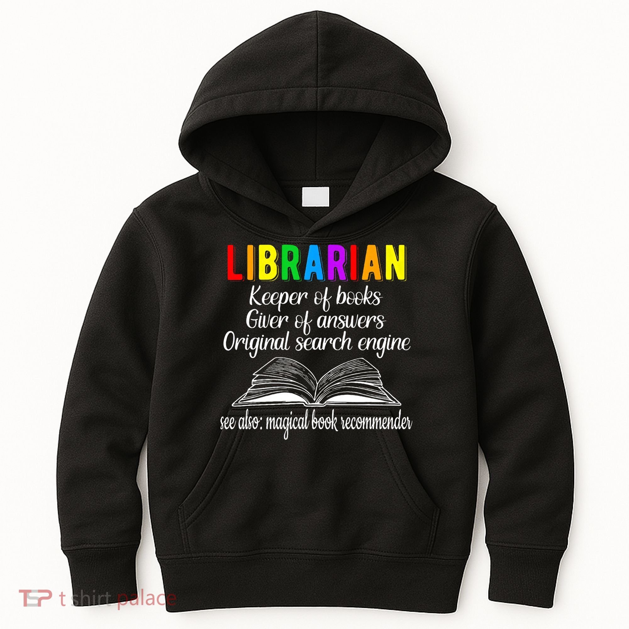 Librarian Definition Library Worker Day Kids Hoodie