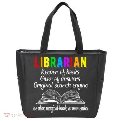 Librarian Definition Library Worker Day Tote Bag