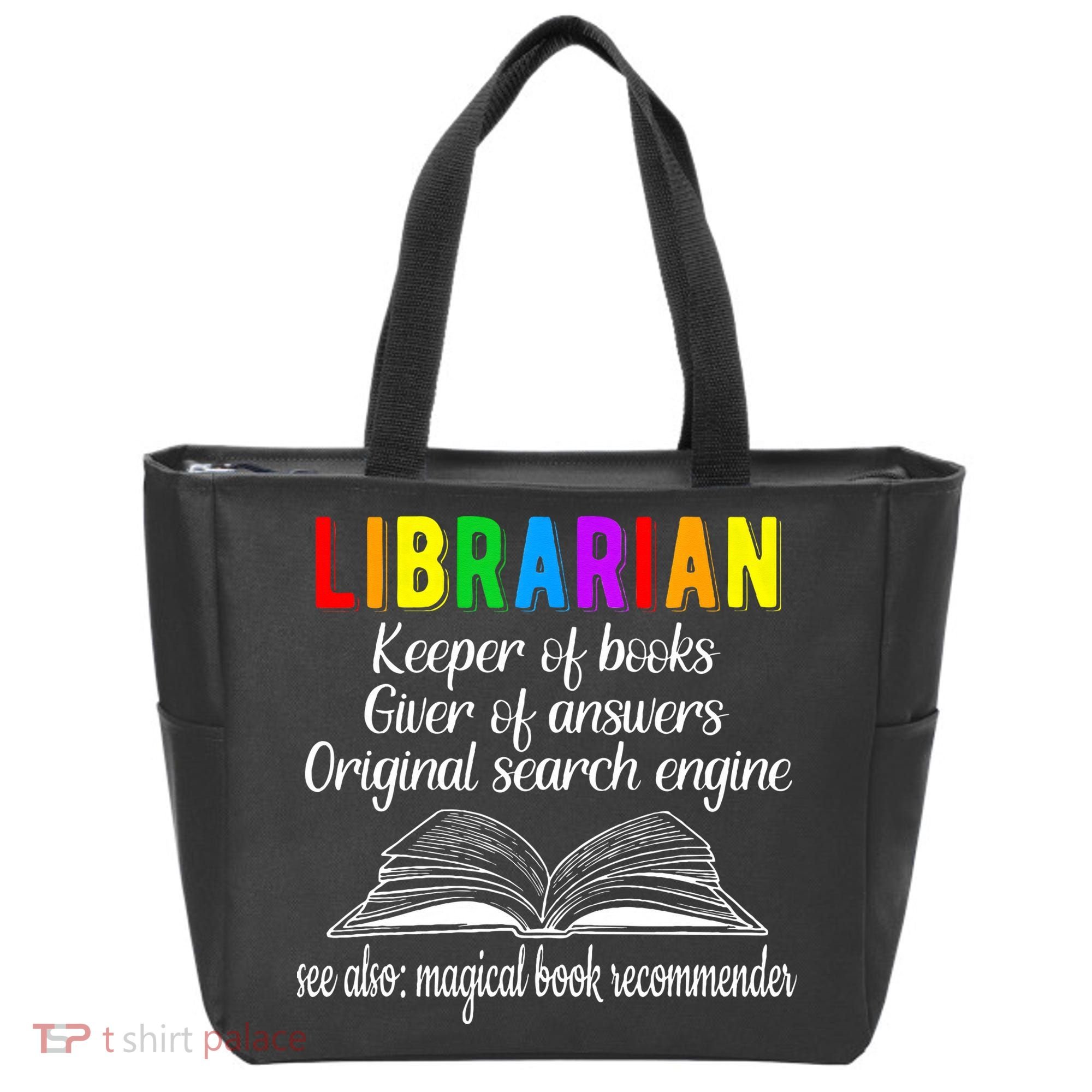 Librarian Definition Library Worker Day Tote Bag