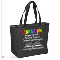 Librarian Definition Library Worker Day Tote Bag thumb 2