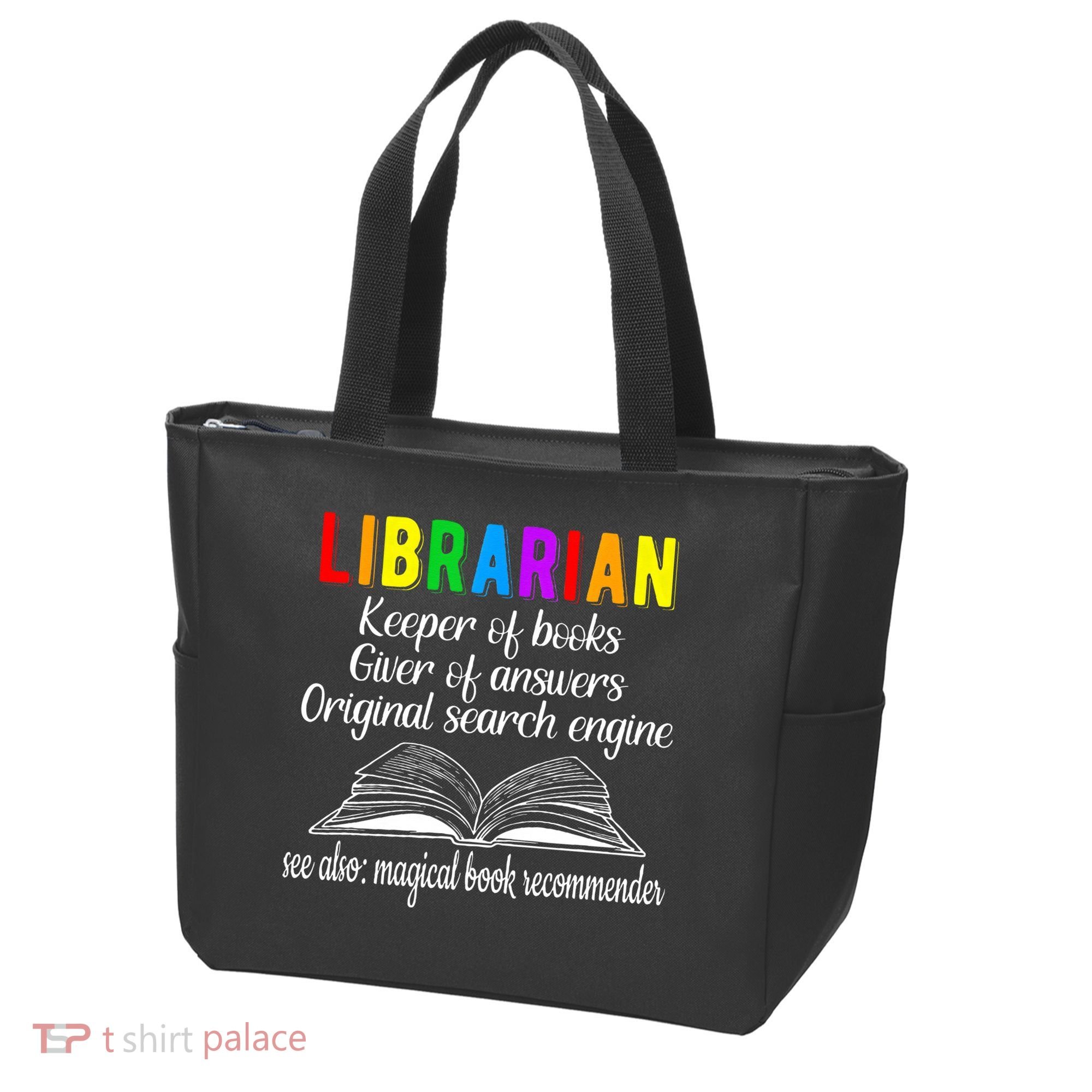 Librarian Definition Library Worker Day Tote Bag