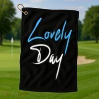 Lovely Day Golf Towel thumb 1
