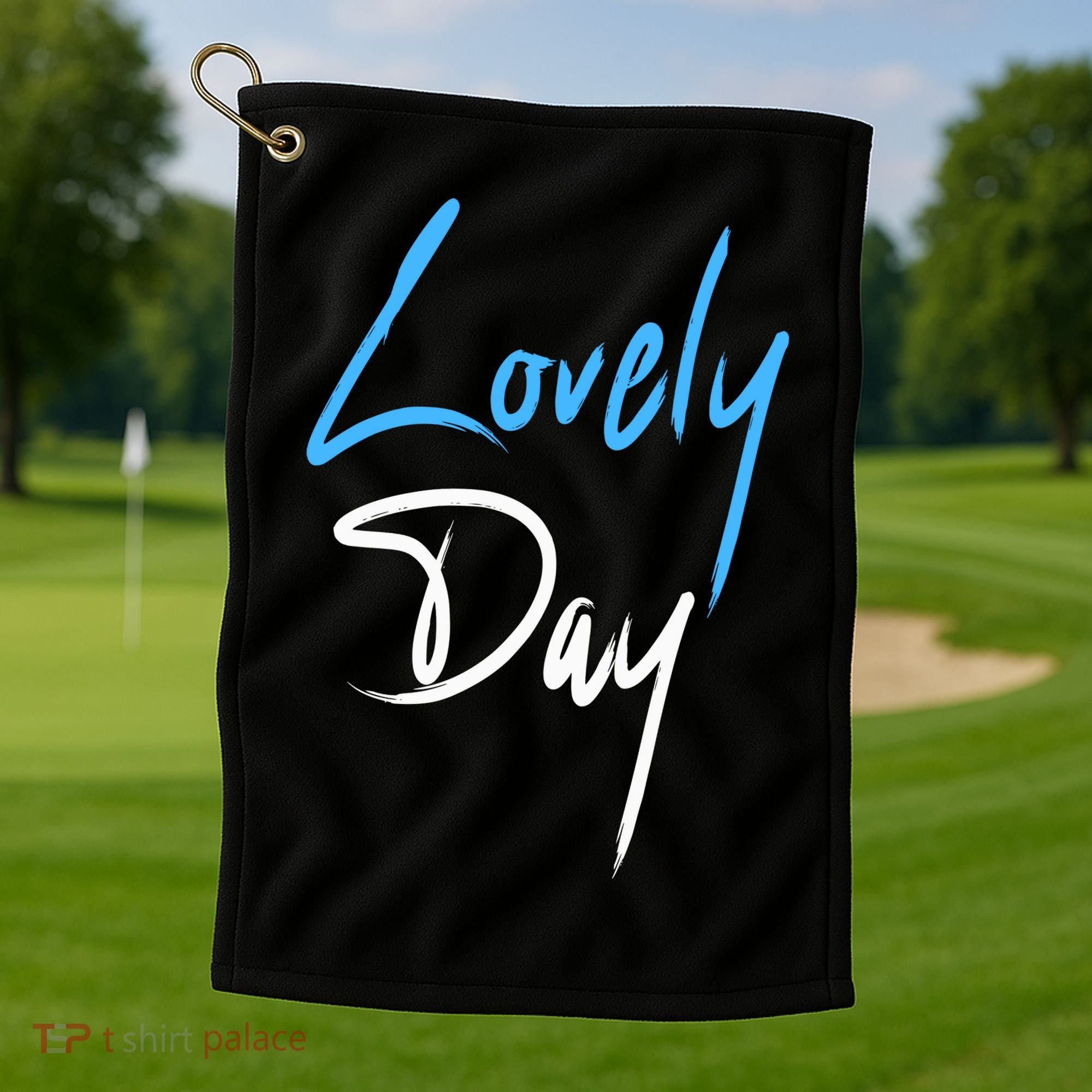 Lovely Day Golf Towel