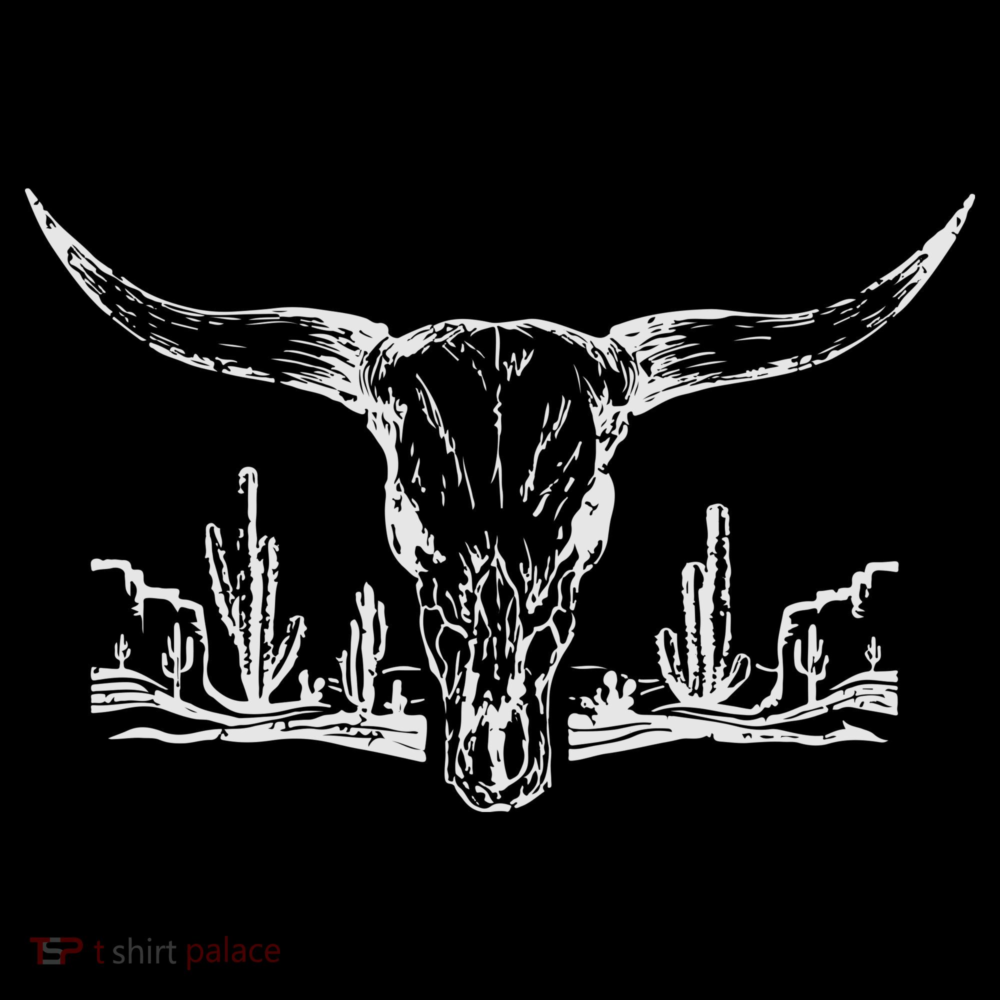 Longhorn Desert Life Cactus Cow Skull Coffee Mug