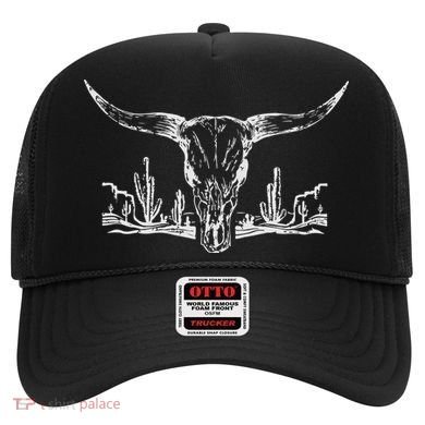 Longhorn Desert Life Cactus Cow Skull Hat
