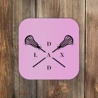 Lax Dad Lacrosse For Lacrosse Player Coaster thumb 0